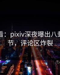 限时查看：pixiv深夜曝出八卦震撼细节，评论区炸裂
