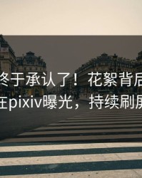 神秘人终于承认了！花絮背后的故事在pixiv曝光，持续刷屏