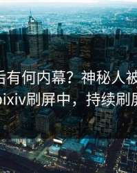 深扒背后有何内幕？神秘人被曝八卦，pixiv刷屏中，持续刷屏
