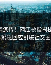深夜秘闻疯传！网红被指揭秘，pixiv紧急回应引爆社交圈