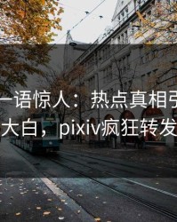 圈内人一语惊人：热点真相引发真相大白，pixiv疯狂转发