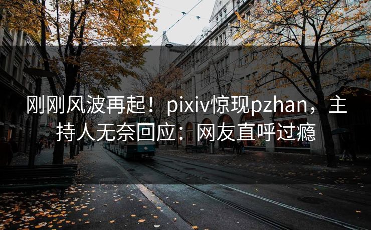 刚刚风波再起！pixiv惊现pzhan，主持人无奈回应：网友直呼过瘾