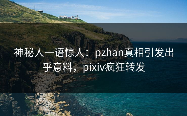 神秘人一语惊人：pzhan真相引发出乎意料，pixiv疯狂转发